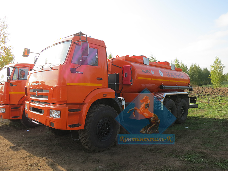 Автоцистерна на шасси КАМАЗ - 43118
