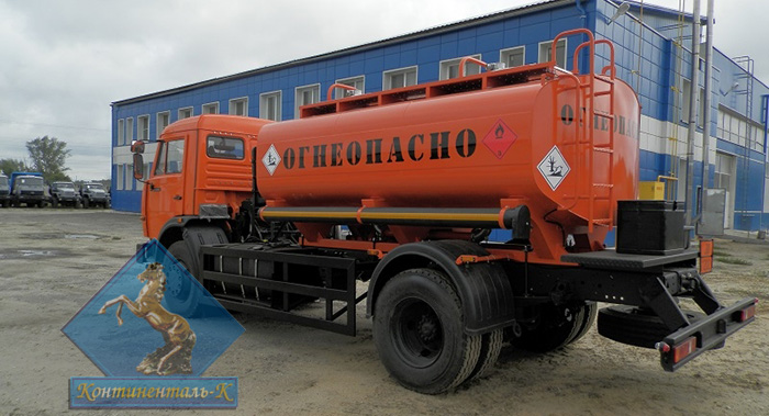 Автотопливозаправщик АТЗ-8,5 на шасси Камаз-43253