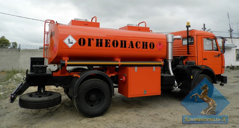Автотопливозаправщик АТЗ-8,5 на шасси Камаз-43253