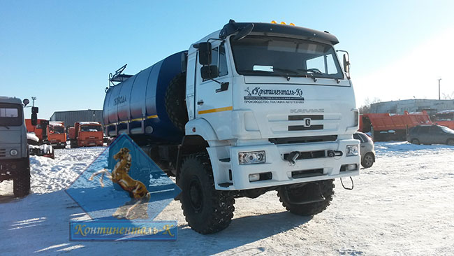 Автоцистерна АЦ-18 на шасси камаз-65222